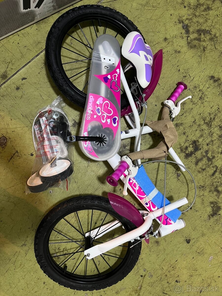detsky bicykel dino bikes dievcensky