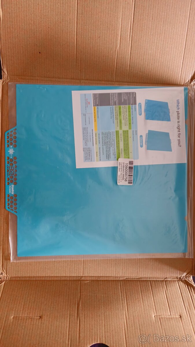 Predam cisto novu tlacovu podlozku pre Creality K1 Max