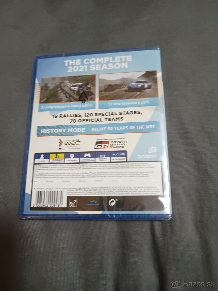 Závodná hra na ps4 wrc10