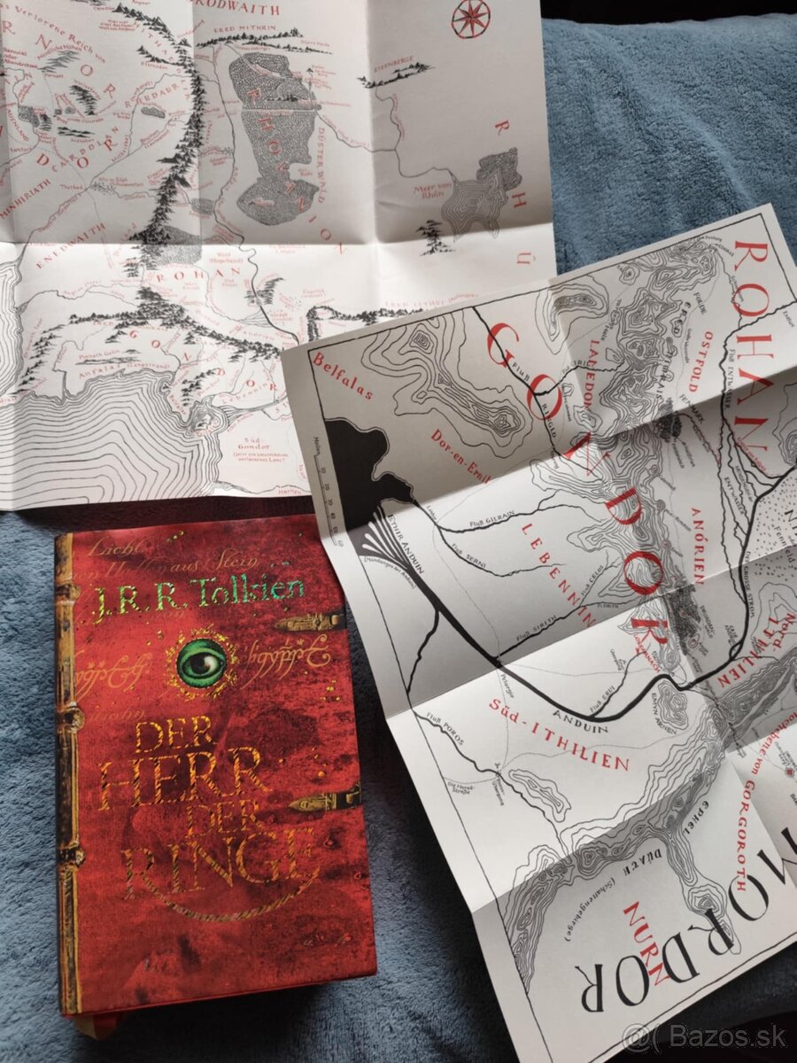 Predám knihu Der Herr der Ringe 1-3 rote Sonderedition Luxus