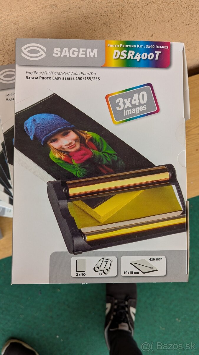Fotopapier kit do tlaciarne SAGEM DSR400T