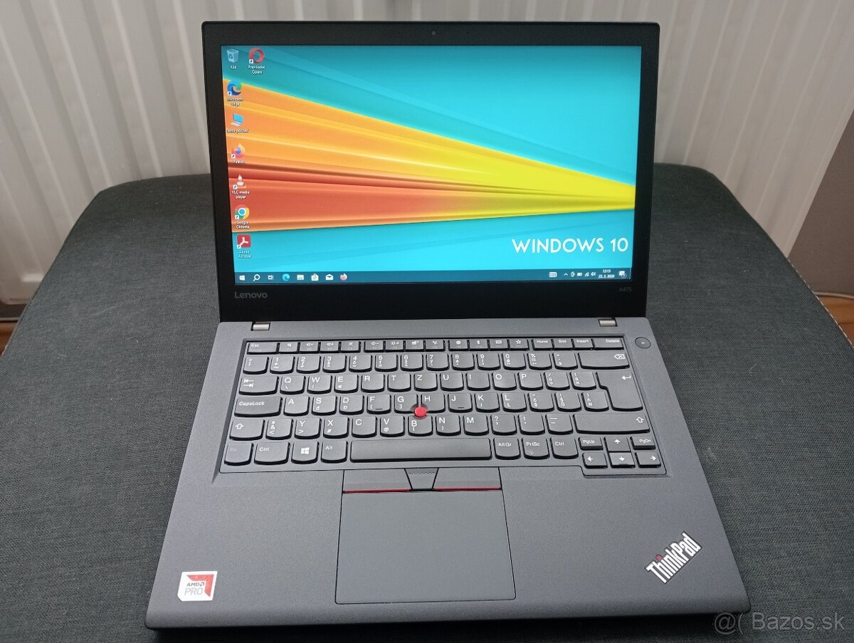 Lenovo thinkpad a475 , 4-jadrový procesor AMD , 8gb ram ,ssd