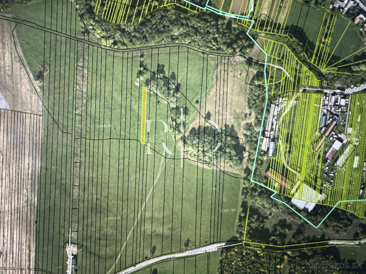 Na predaj investičné pozemky v obci Záborské, okr.Prešov, Prešov