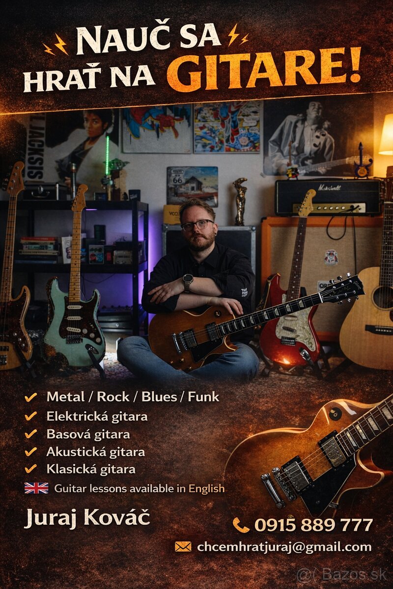 Učiteľ Juraj - Nauč sa hrať na gitare