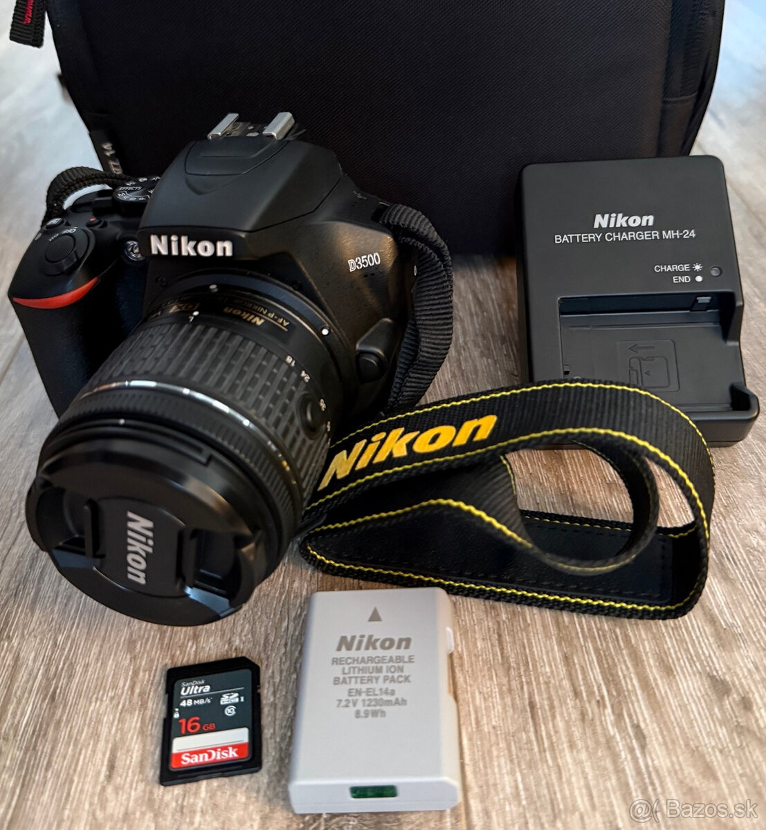 Nikon D3500 čierny + 18–55 mm