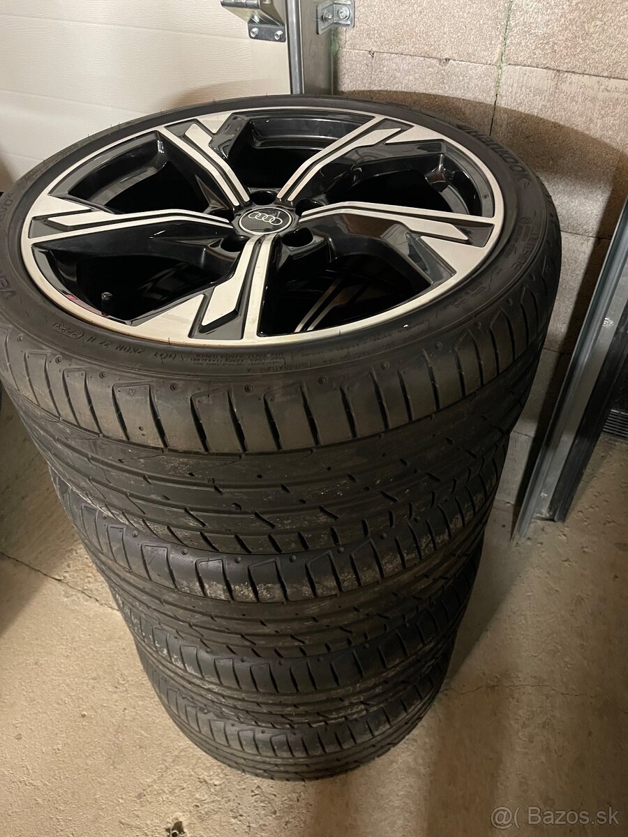 Predám alu disky + pneu original Audi r19