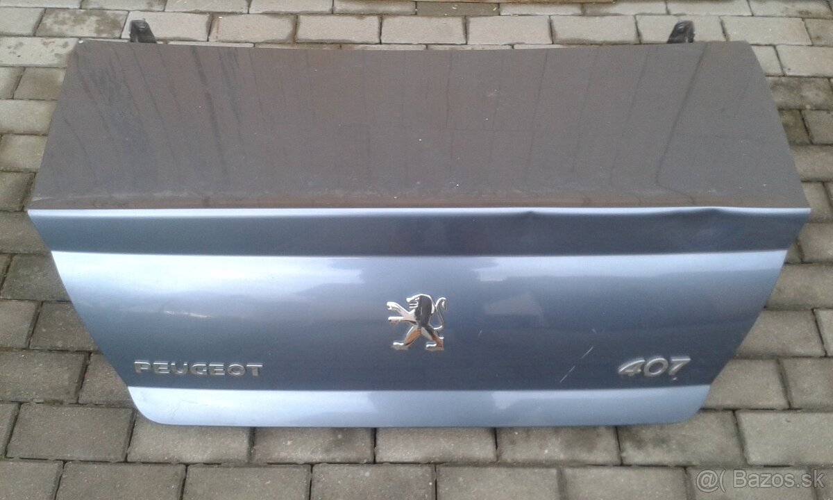 Predné,zadné a iné diely Peugeot 407 strieborné aj šedé
