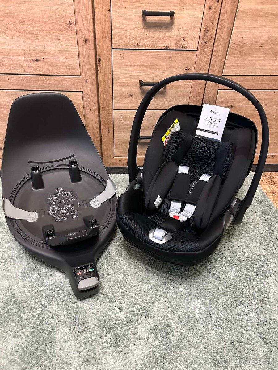 Autosedačka+základňa Cybex Cloud t i-size PLUS platinum