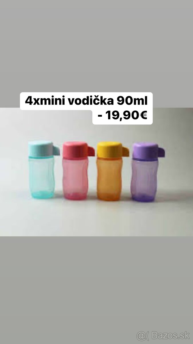Sada vodiciek 4x90ml Tupperware