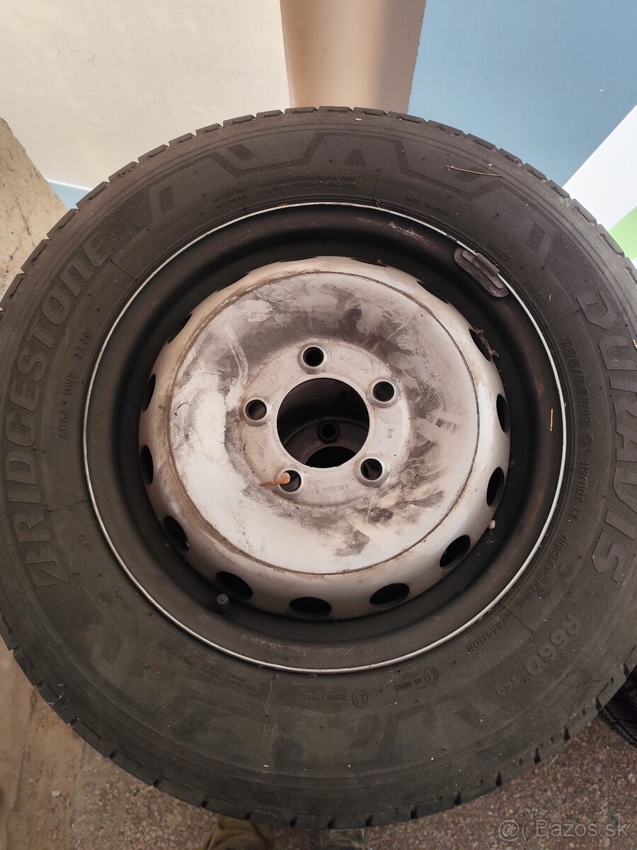 Renault majster Disky + pneu 225/65R16 C