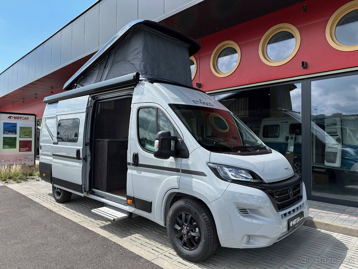 nový karavan Etrusco CV 640PB 4-miestny s výklopnou strechou