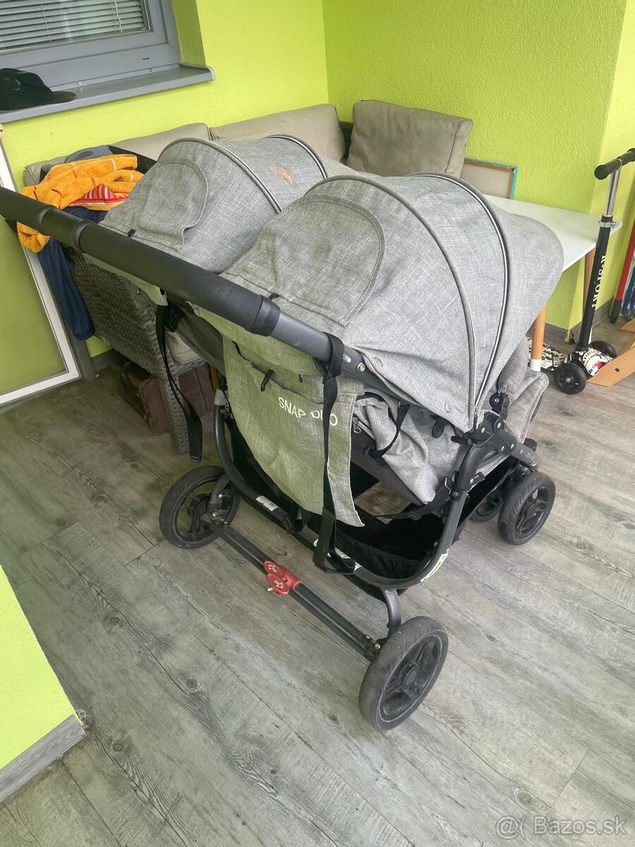 Predám kočík Valco Baby Snap Duo pre dvojičky