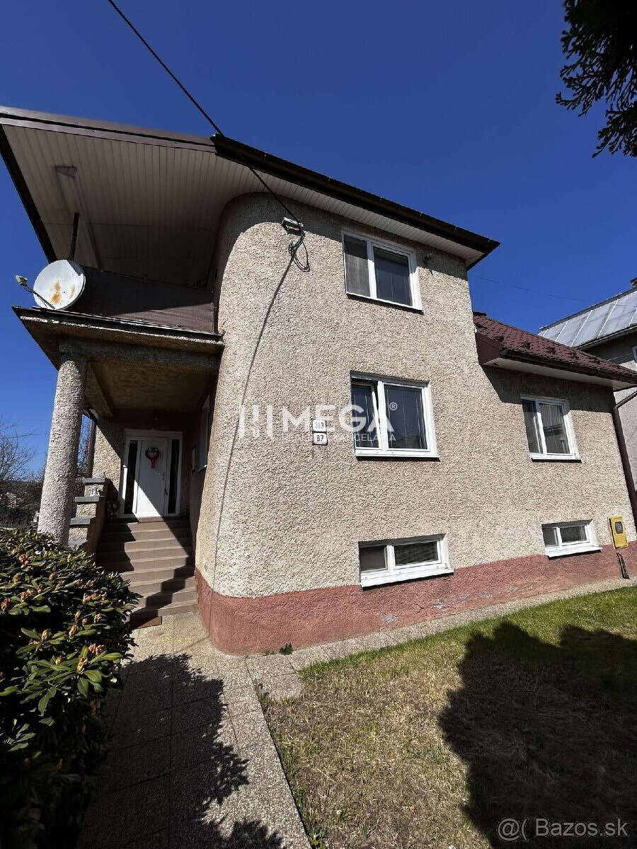 REZERVOVANÝ - na predaj rodinný dom v meste Snina