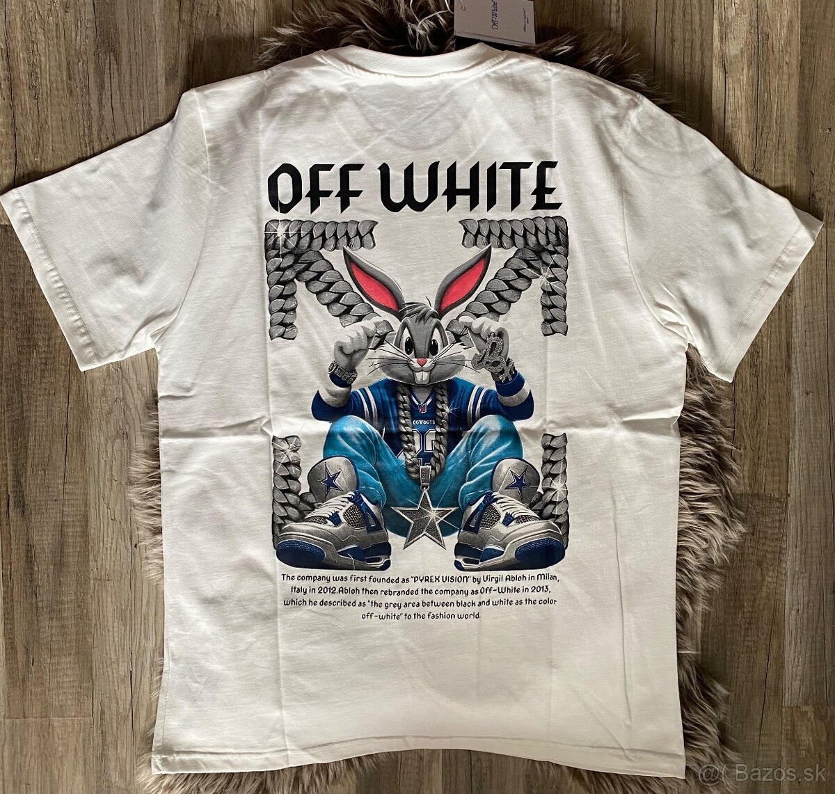 Tričko offwhite xxl