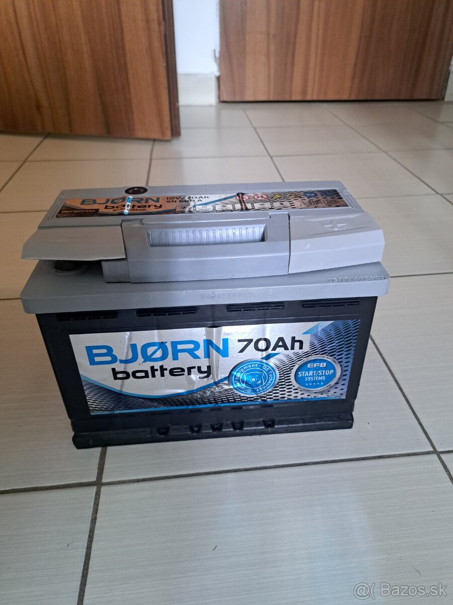 Batéria Bjorn 12V/70 aH, EN 680 A