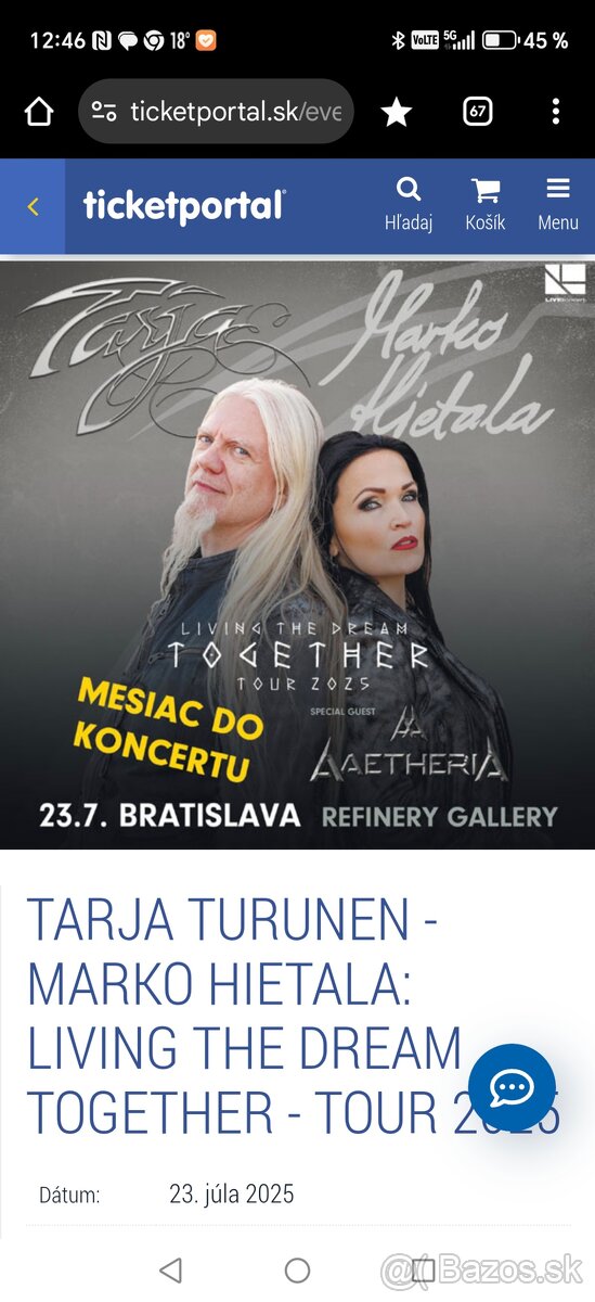 Tarja Turunen - Marko Hietala: Living the Dream Together