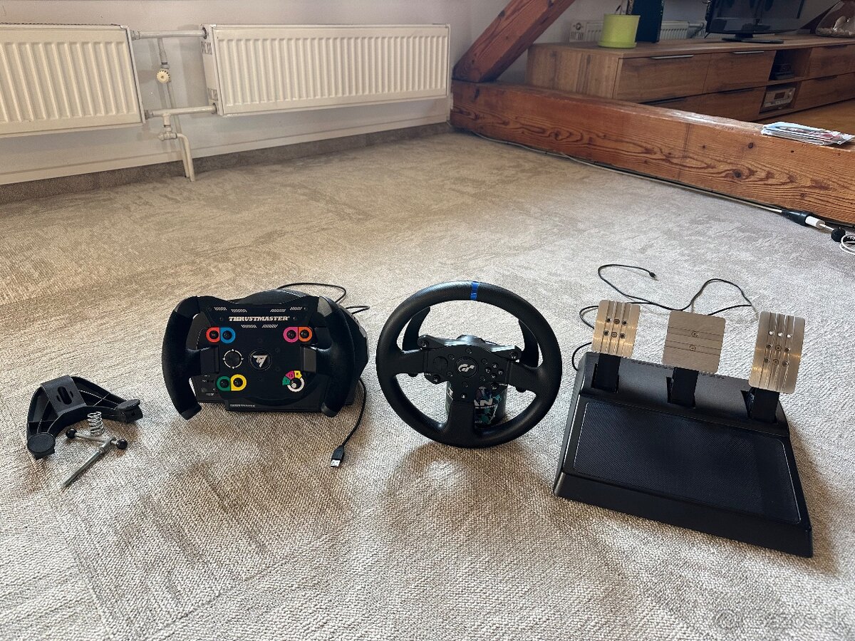 Thrustmaster T300 RS GT + Volant TM Open Add-On + VYSKÚŠANIE