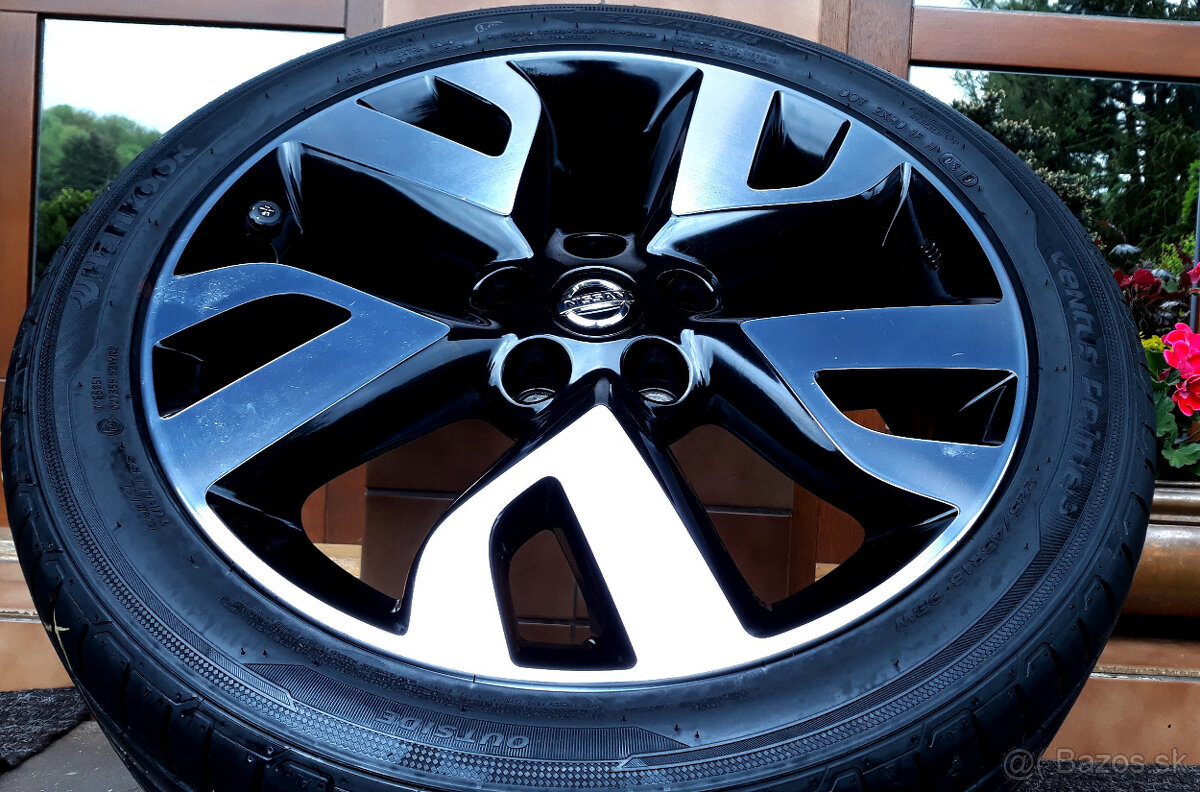alu R18 5x114,3 orig. NISSAN /+ Renault + Dácia, pneu 215/55