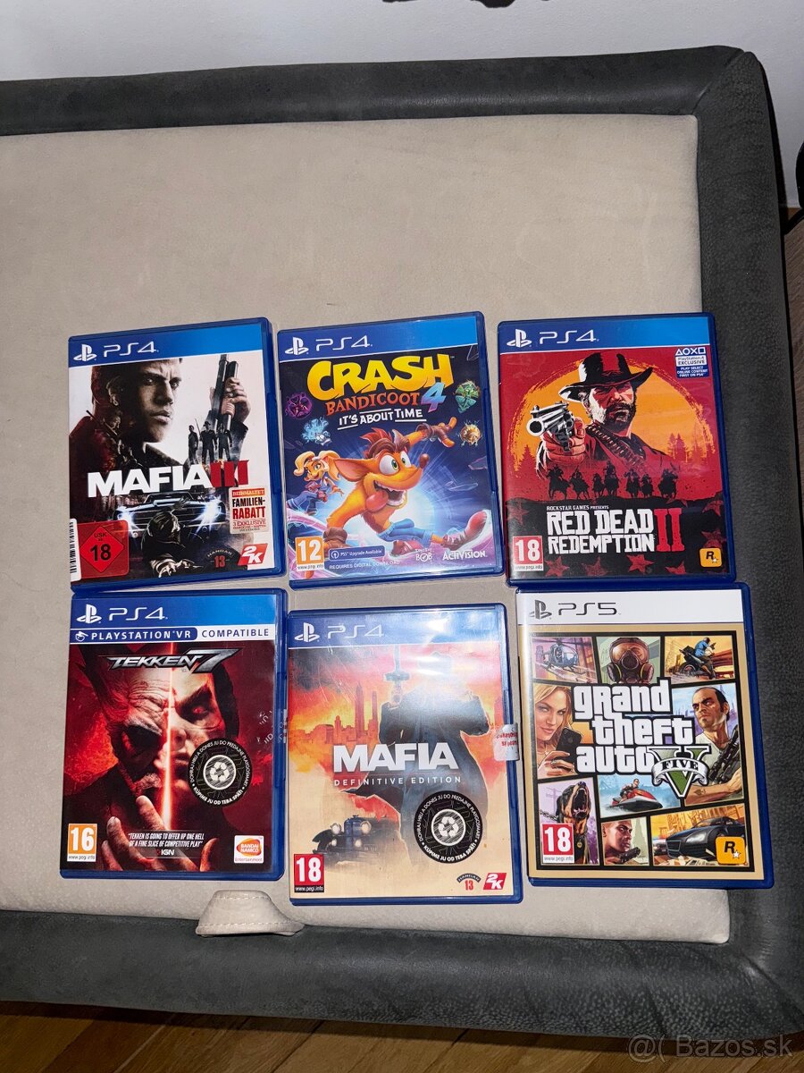 Predám tieto hry na PS4/PS5