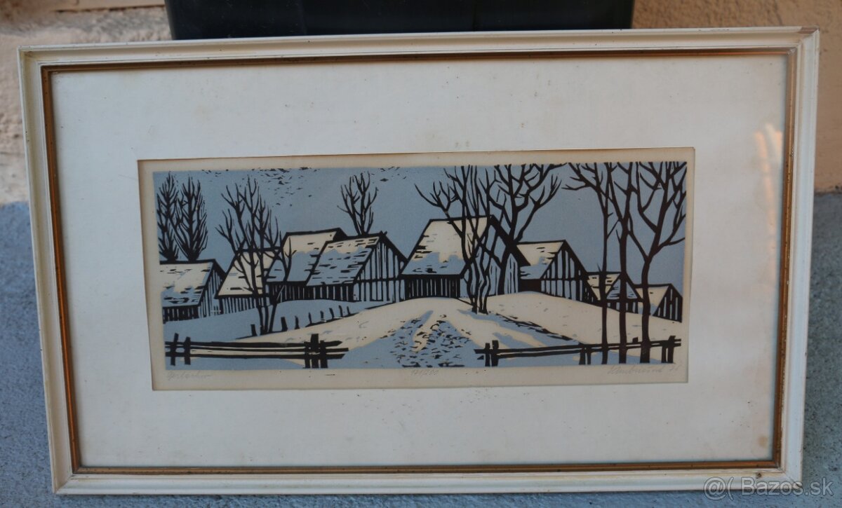 Grafický list - Maliarka Edita Ambrušová