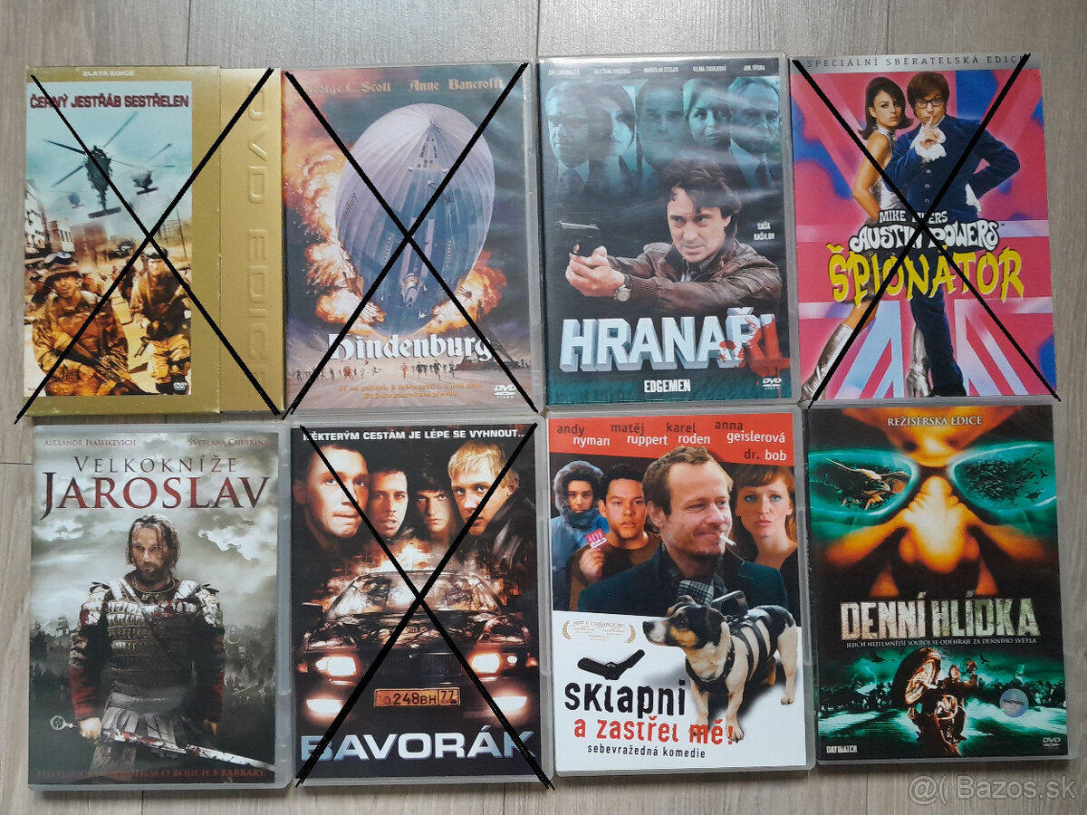 DVD filmy, originálny obal