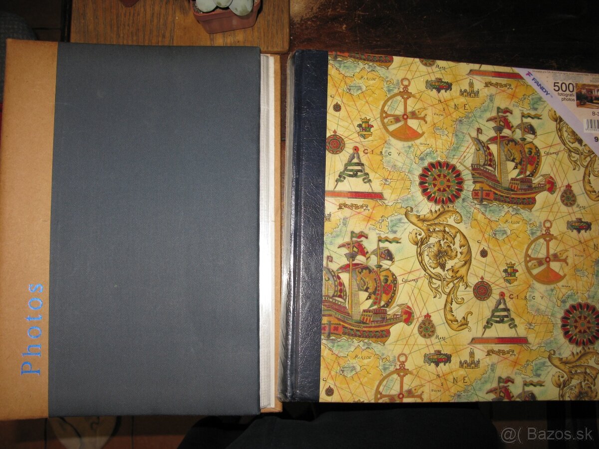 Dva nepoužité nové fotoalbumy