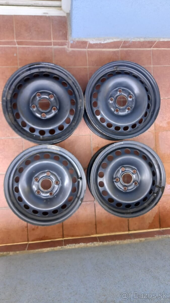 Plechové disky R15 VW, ŠKODA Octavia, Volkswagen Golf, Caddy