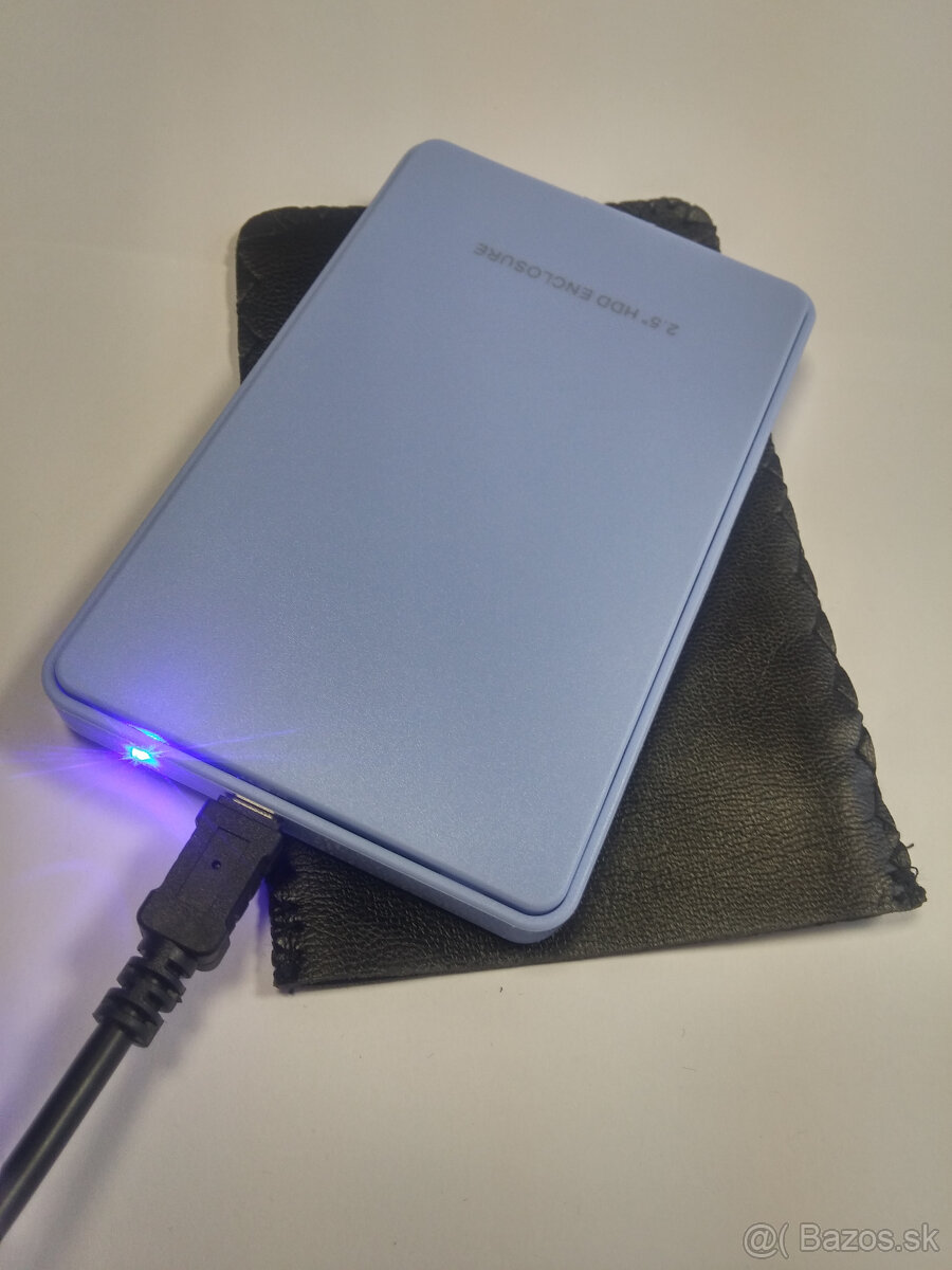 Predám externý box USB 2.0 pre SATA HDD 2,5", rôzne farby