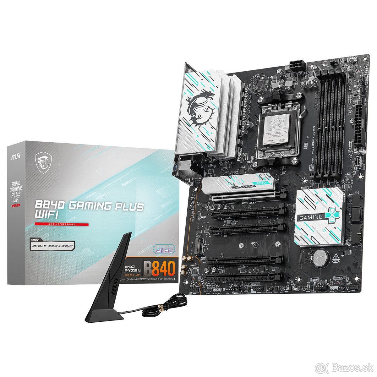 Herná doska MSI B840 GAMING PLUS WIFI, socket AM5, záruka