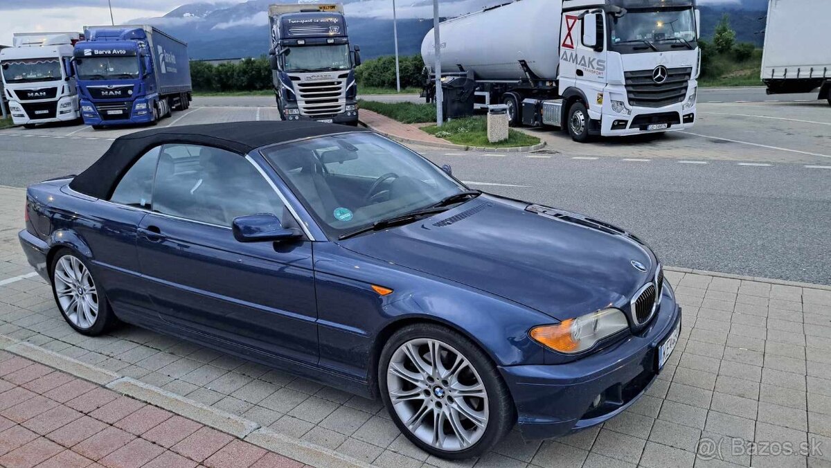 BMW 330i, Ci, Cabrio, 6st, manuál, 170kw, e46, pôvodný stav