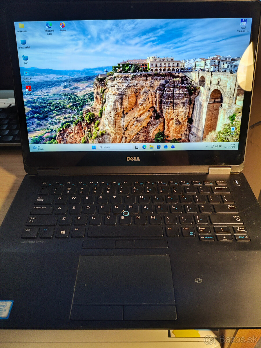 Dell Latitude e7470 dotyk