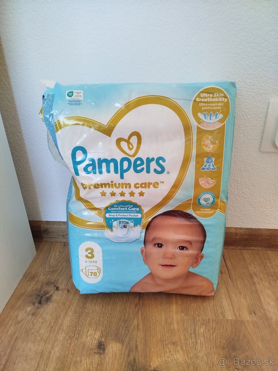Plienky Pampers veľ.3