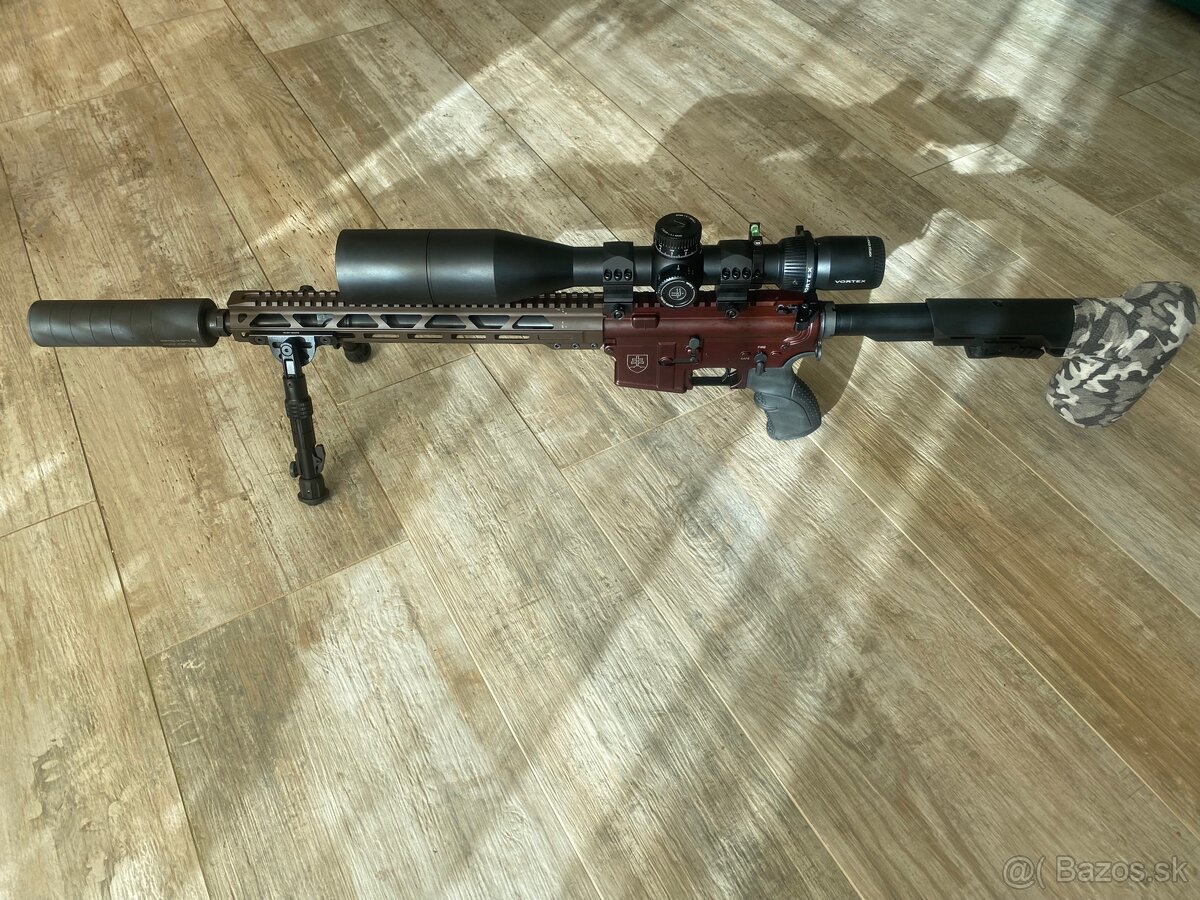 GP AR15 .223 REM, tlmič GP, Vortex 5-25x56