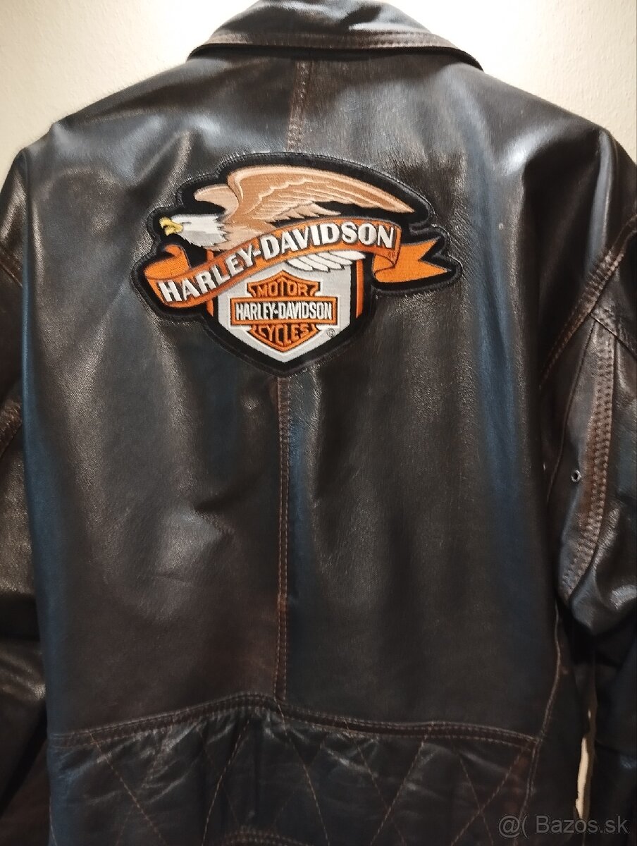 Kož.bunda - nasivky org.Harley Davidson