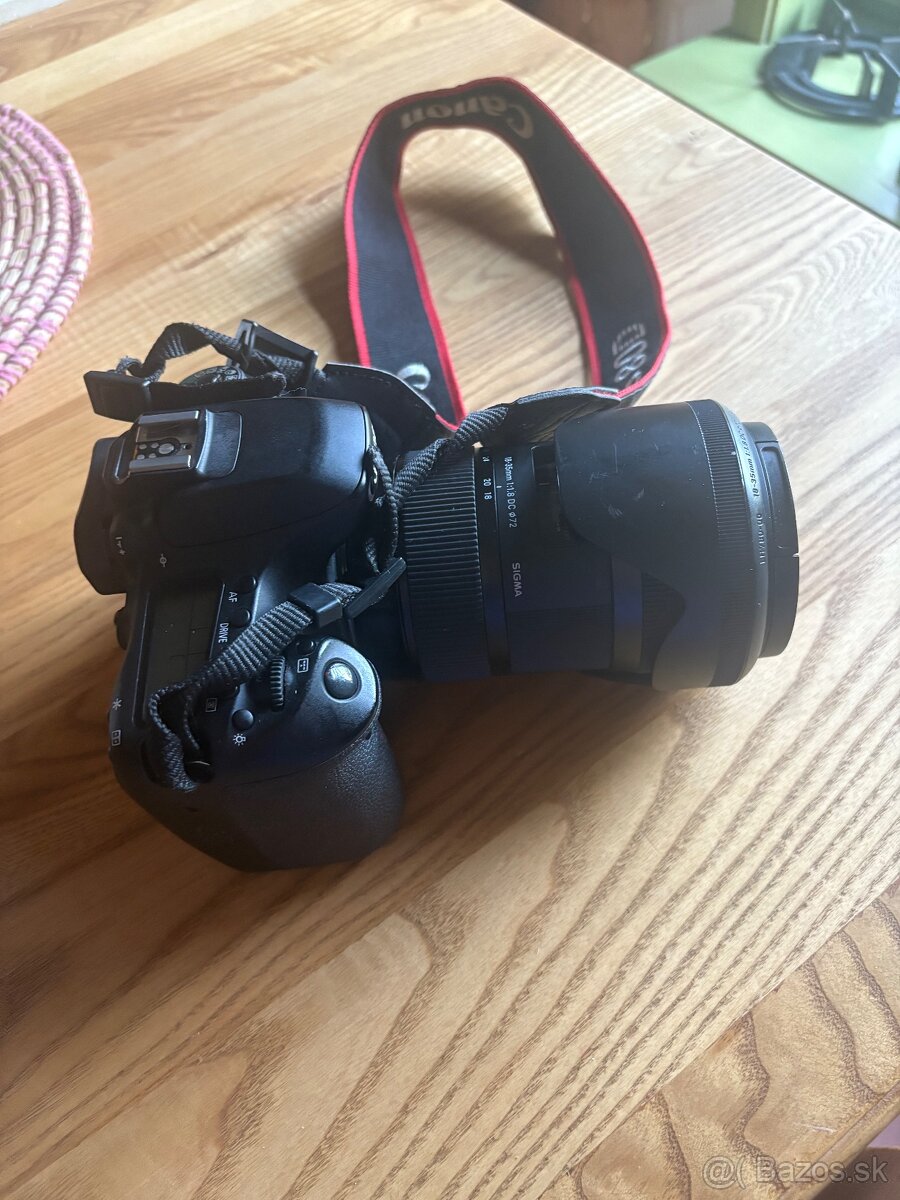 Canon eos80d + sigma art 18-35mm +portretov 50mm objektiv