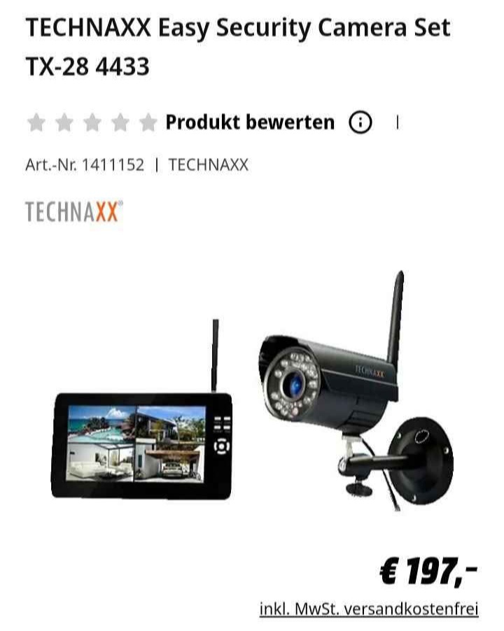 Vonkajsi Kamerovy system TECHNAXX , TX-28