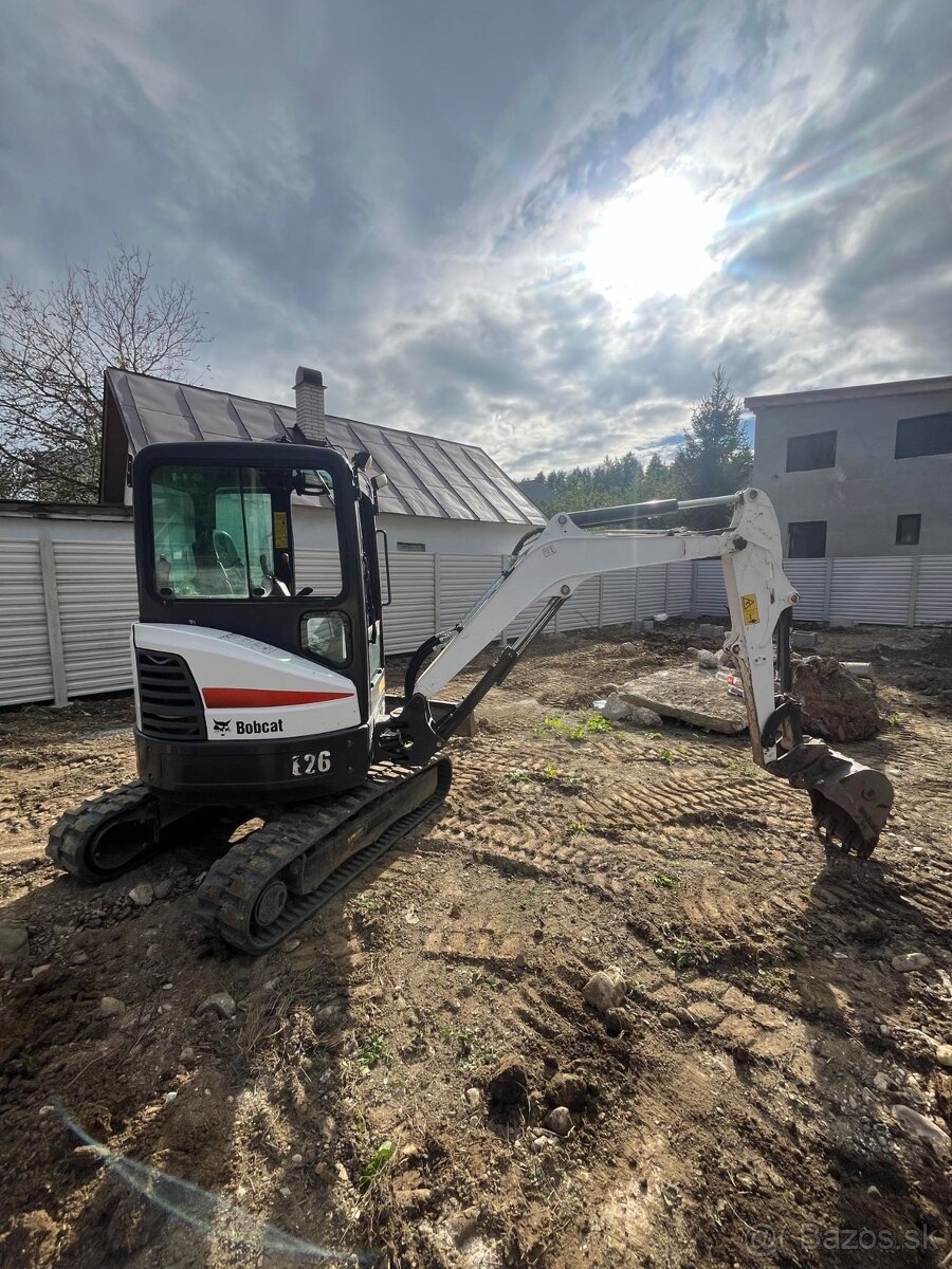 Bobcat E26 prvy majitel. 2280mth rok 2019