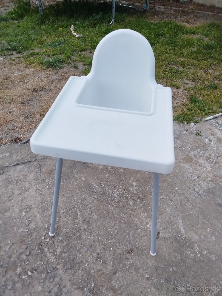 Detská jedálenská stolička Ikea