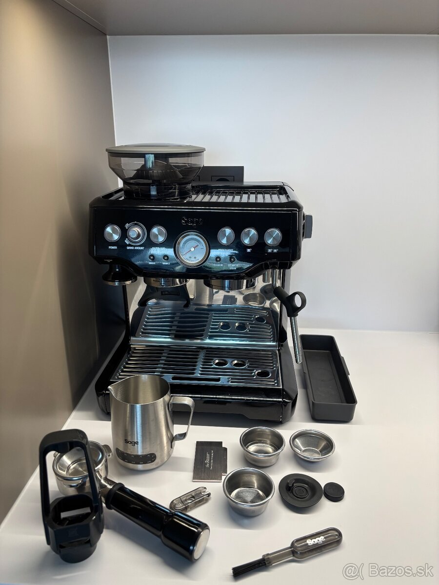 Predám kvalitný pákový kávovar SAGE BES875BKS Barista Expres