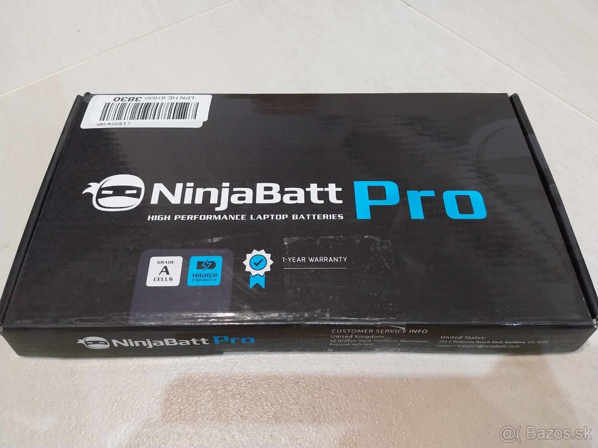 APPLE MacBook náhradná batéria (NinjaBatt A1322)
