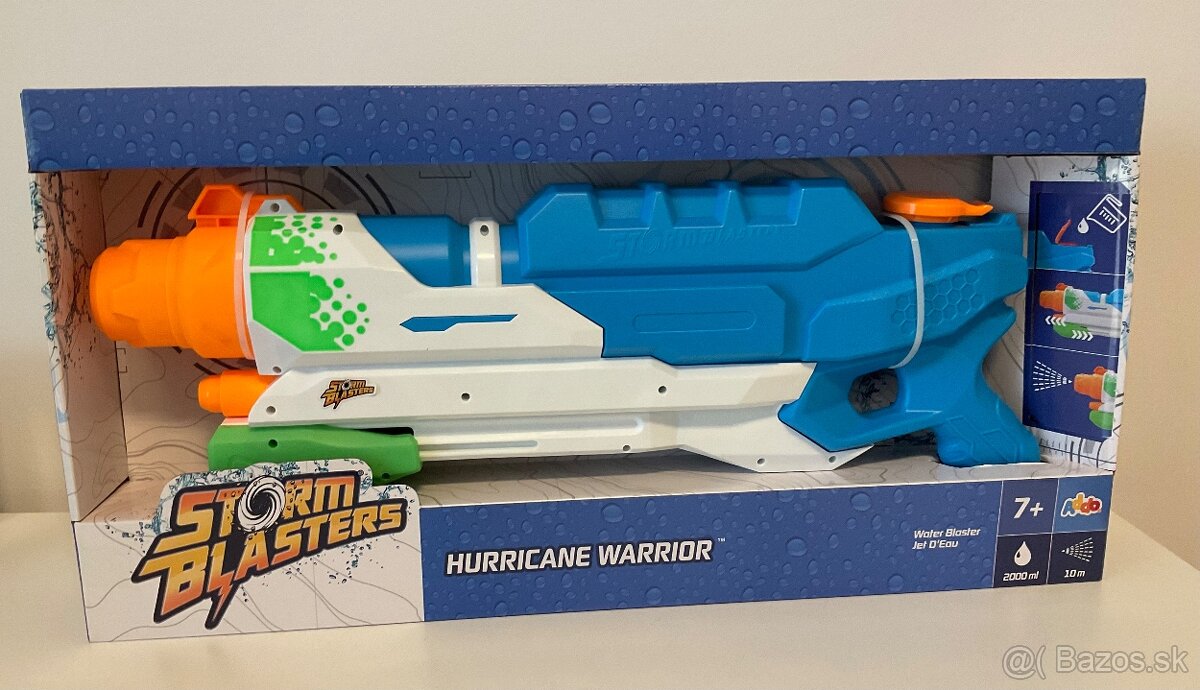 Vodná pištoľ Hurricane Warrior, 30 x 60 x 8,5 cm