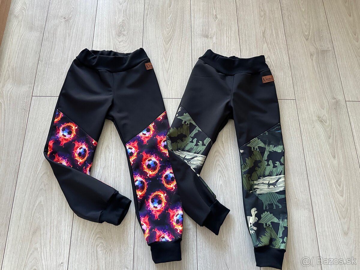Softshellove nohavice s flisom aj bez 86-140