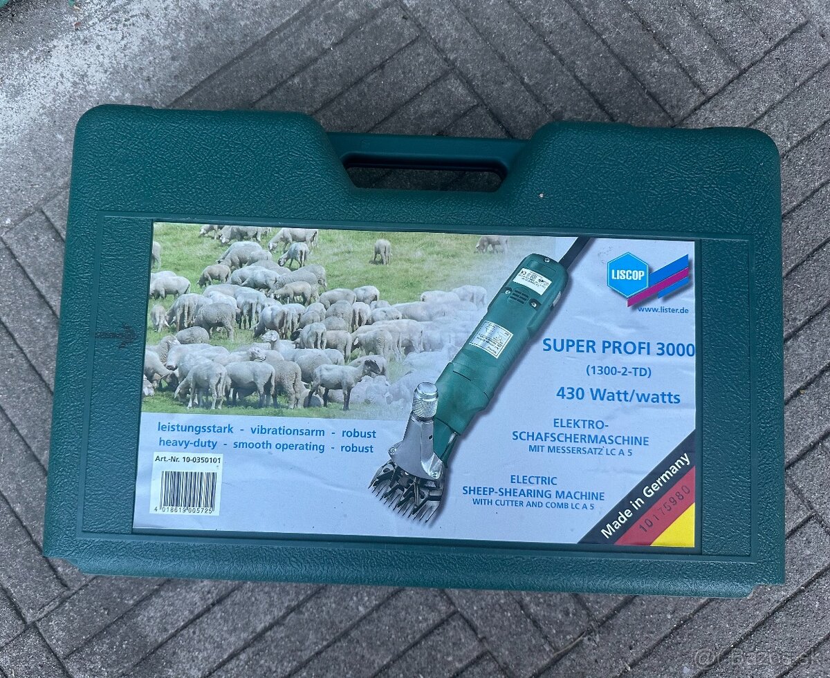 Prodám el. stříhací strojek na ovce
