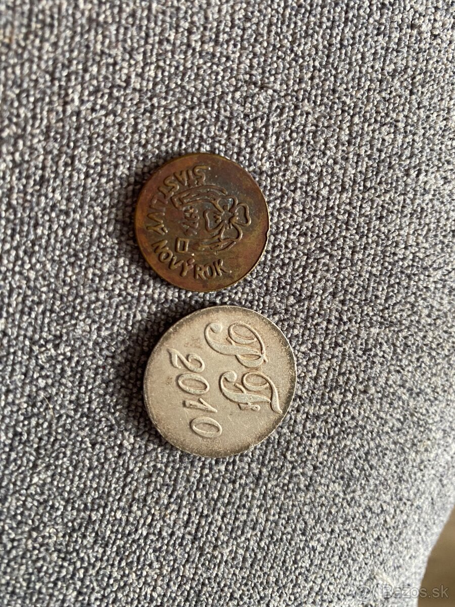 Spomienkove mince na zaciatok noveho roka
