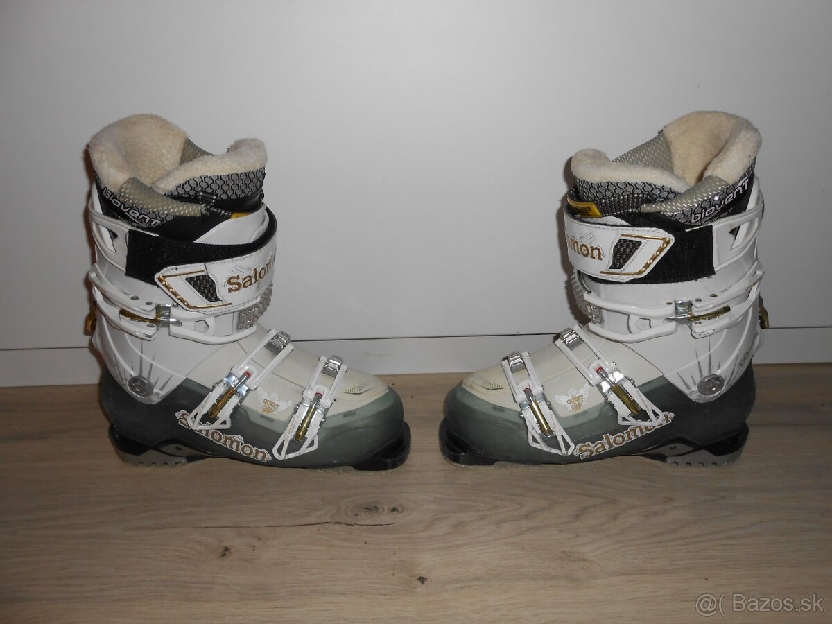 Predam v peknom stave damske lyziarky SALOMON QUEST 80