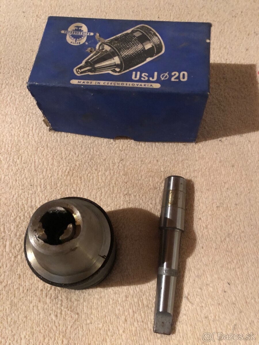 Vrtáky POLDI HSS s kužeľom,skľučovadlo UsJ 20 a redukcie