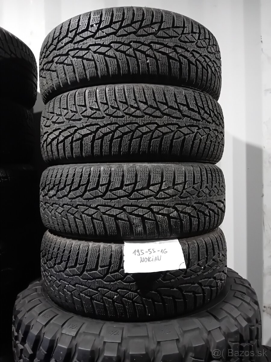 195/55R16 zimné pneumatiky Nokian