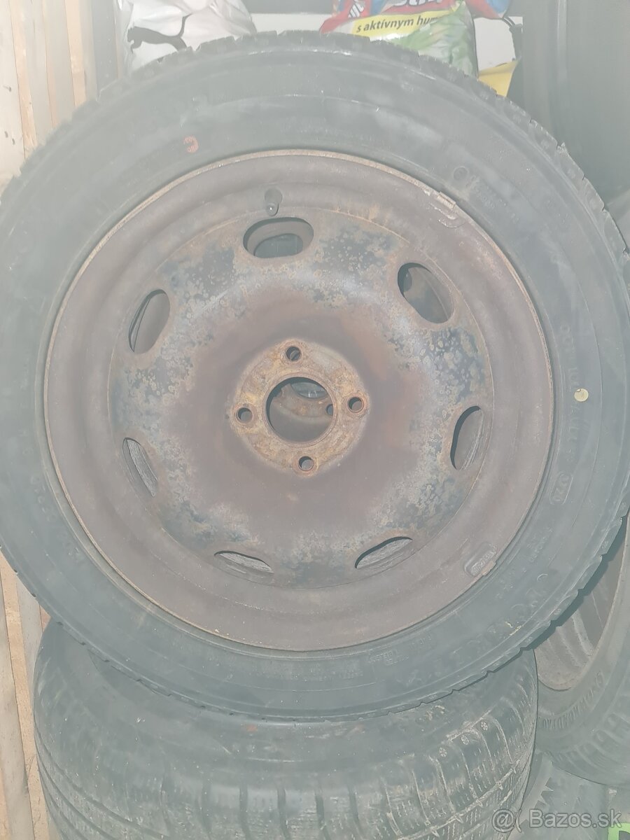 Kolesá zimné s diskami