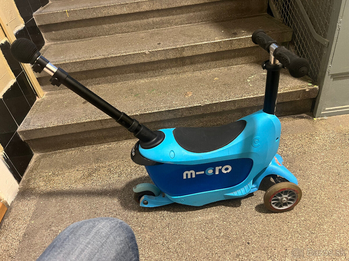 Kolobežka Micro Mini2go Deluxe+ Blue