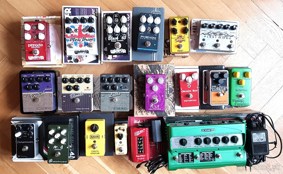 Gitarové efekty na predaj (Nitra)